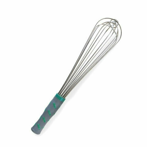 Vollrath 47092 French Whip, 14'' long, one-piece, aqua nylon handle