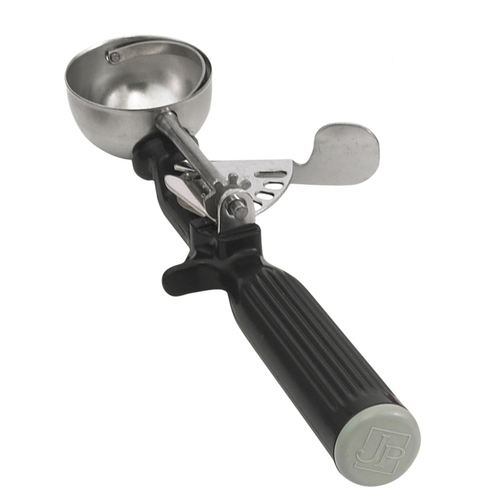 Vollrath 47146 Disher, round bowl, size 30, 1 oz., 1-3/4'' bowl, black handle