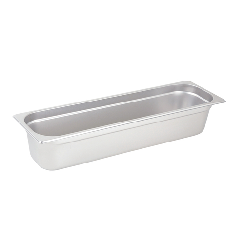 Winco SPJL-4HL Anti-jam Steam Pan, Half Long Size, 4''