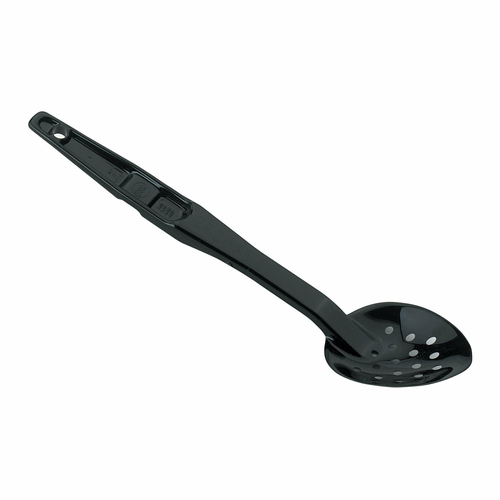 Cambro SPOP13CW110 Deli Spoon, 13'', perforated, polycarbonate, black
