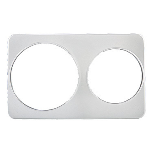 Winco ADP-810 Adaptor Plate, 8-3/8'' & 10-3/8'' Holes, S/S