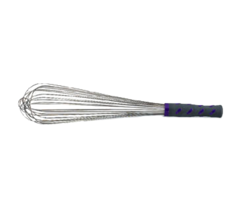 Vollrath 47005 Piano Whip, 16'' long, one-piece, purple nylon handle
