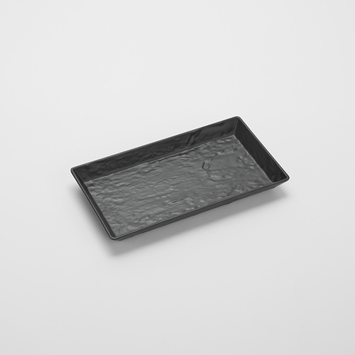 American Metalcraft  FSMEL19  MELAMINE TRAY, REC., FAUX SLATE, BLK., 14''L country of origin-CHINA