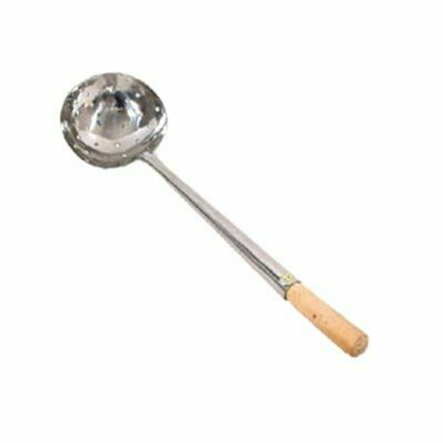 Town Equipment 32904 Wok Ladle, 17-1/2'' length, 5'' x 4-1/2'' bowl, perforated