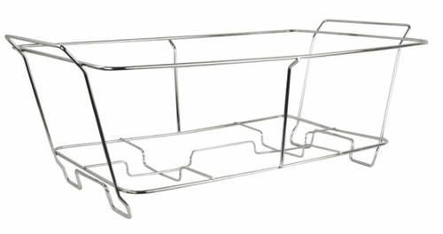 Winco C-1F Wire Stand for Steam/Foil Pans, Full-size, 2 Chafing Fuel holders