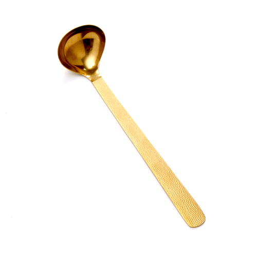 American Metalcraft  GVHML  LADLE, VINTAGE GOLD, HAMMERED, 1-1/2 OZ., 11-1/2''L country of origin-INDIA