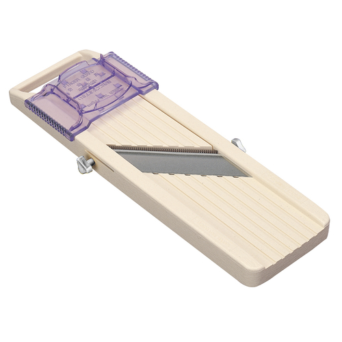 Louis Tellier BN9 Benriner Japanese Mandoline Slicer, Small, includes 3 blades, plastic