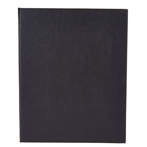 Winco  LMD-811BK  Two-Views Menu Cover For 8-1/2 X 11'' Inserts, Black