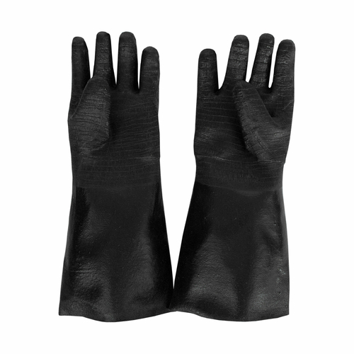 Chef Revival  CLGLN27BK  Neoprene Cleaning Gloves, Elbow-length, Black