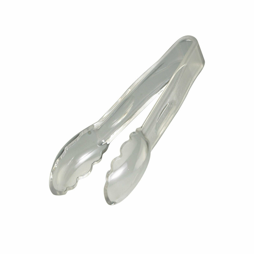 Cambro 6TGS135 Lugano Tongs, 6'', scallop grip, polycarbonate, clear