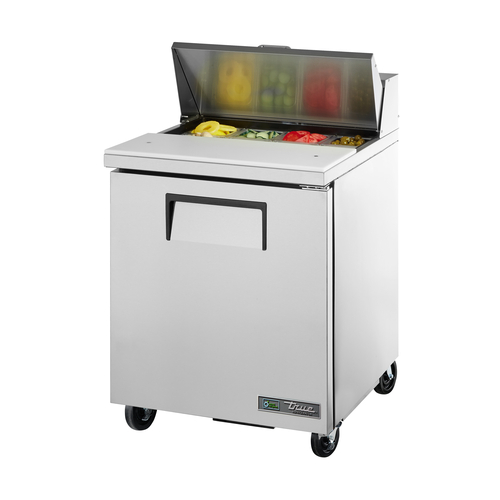 True Mfg. - General Foodservice  TSSU-27-08-HC  Refrigerated Sandwich/Salad Unit, 27.63''W, (8) 1/6 size pans, 115v