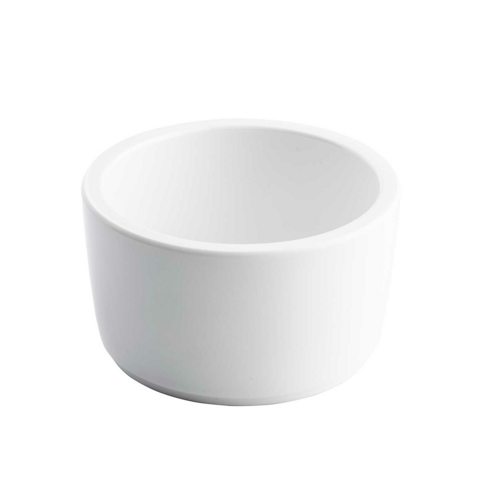 TableCraft Products  11410  Ramekin, 6 oz., 3.75'' round, 2.125''H, melamie, white