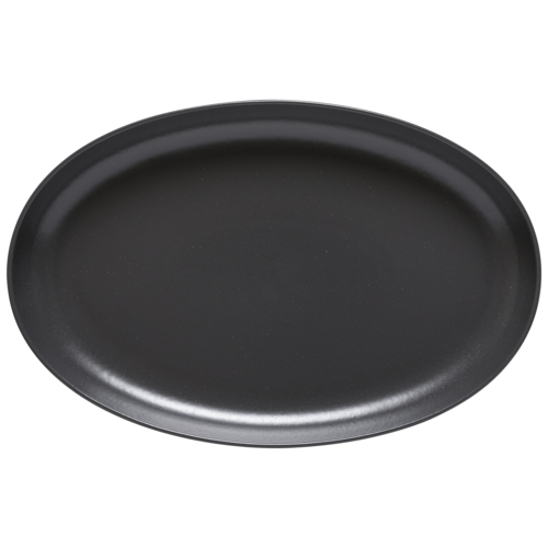 Costa Nova  SOA411-SEE  Oval Serving Platter, 16''L x 10.25''W x 1.75''H, stoneware, Pacifica, seed grey