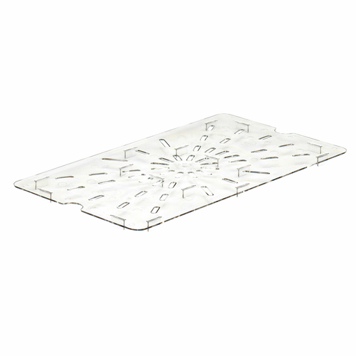 Cambro  10CWD135  Camwear Drain Shelf, full size, for 12CW, 14CW, 16CW & 18CW, polycarbonate, clear