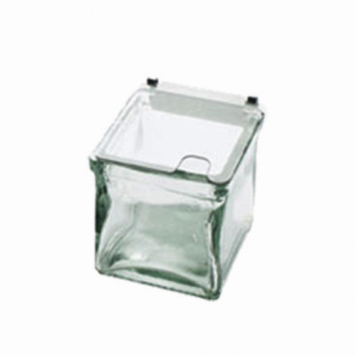 Cal-Mil 1807-N S/S HINGE LID W/NOTCH+