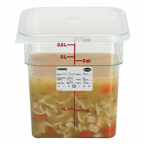 Cambro 23SLB250 Food Rotation Label, 2'' x 3'', 250 labels per roll - Image 2