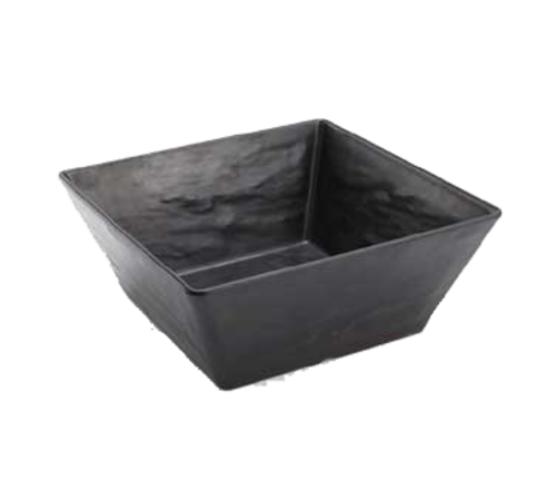 American Metalcraft  FSMEL94  MELAMINE BOWL, SQUARE, FAUX SLATE, 125 OZ. country of origin-CHINA