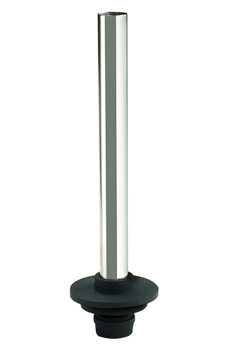 Krowne Metal 23-151 Universal Overflow Pipe for bar sinks, fits 1'', 1-1/4'' & 1-1/2'' drains