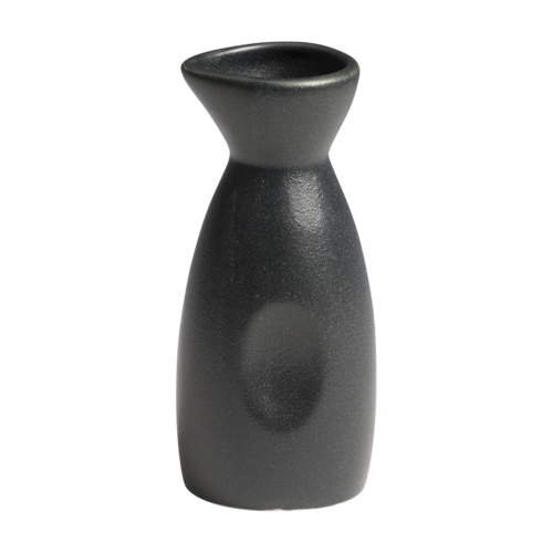 Cameo China Tableware 910-71036N Onyx Sake Bottle, 8 oz., vitrified glaze, ceramic, black