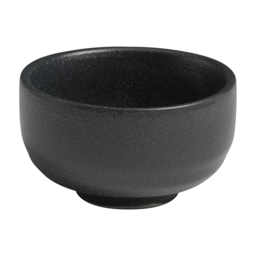 Cameo China Tableware 910-71069A Onyx Sake Cup, 2 oz., vitrified glaze, ceramic, black