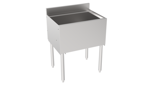 Krowne Metal  18-24  Silver Series Insulated Ice Bin, 24'' W x 22.5'' front to back