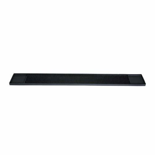 Winco  BM-327K  Bar Mat, 27'' x 3-1/4'', Black