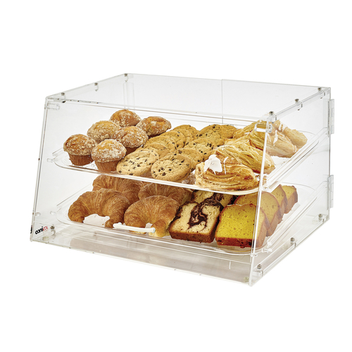 Winco  ADC-2  Acrylic Display Case, 2 Tray
