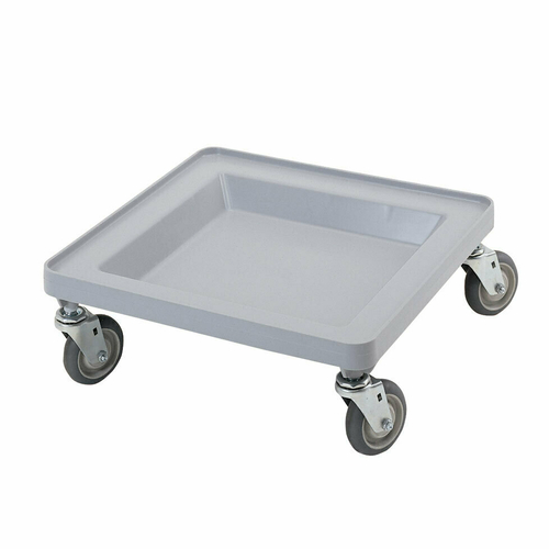 Cambro CDR2020151 Camdolly for Camracks/glass racks, without handle, platform design, soft gray polypropylene