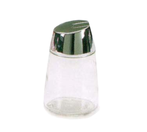 Vollrath  930  Dripcut Sugar Pourer, 12 oz., glass, chrome plated cap