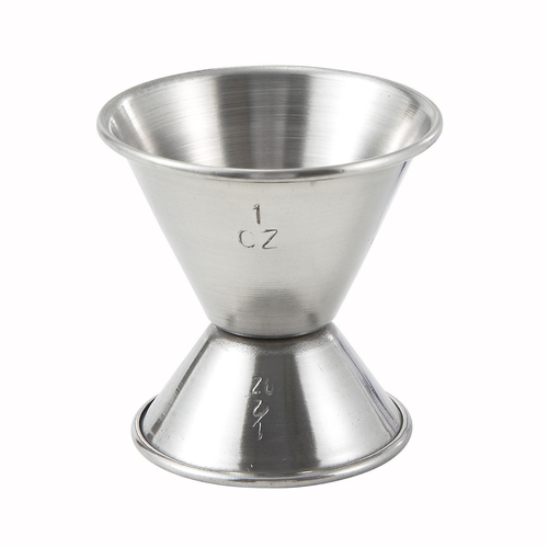Winco  J-1  Jigger, 1/2oz x 1oz, S/S